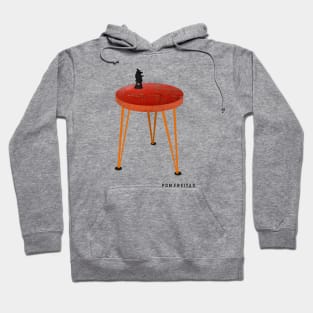 Table with bear figurine : Hoodie